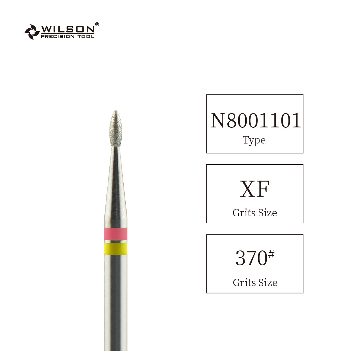 天然ダイヤモンドビット- 直径1.3 トーチ型金剛砂小粒