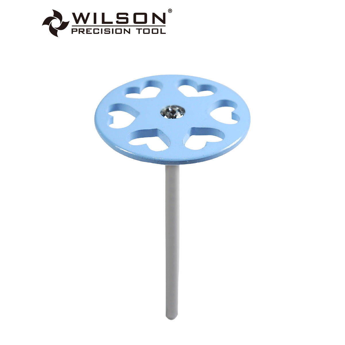 WILSON φ25mm ハートシャフト (サンドペーパー8枚付き - 各粒度2枚ずつ) - ローズピンク/セレーンブルー