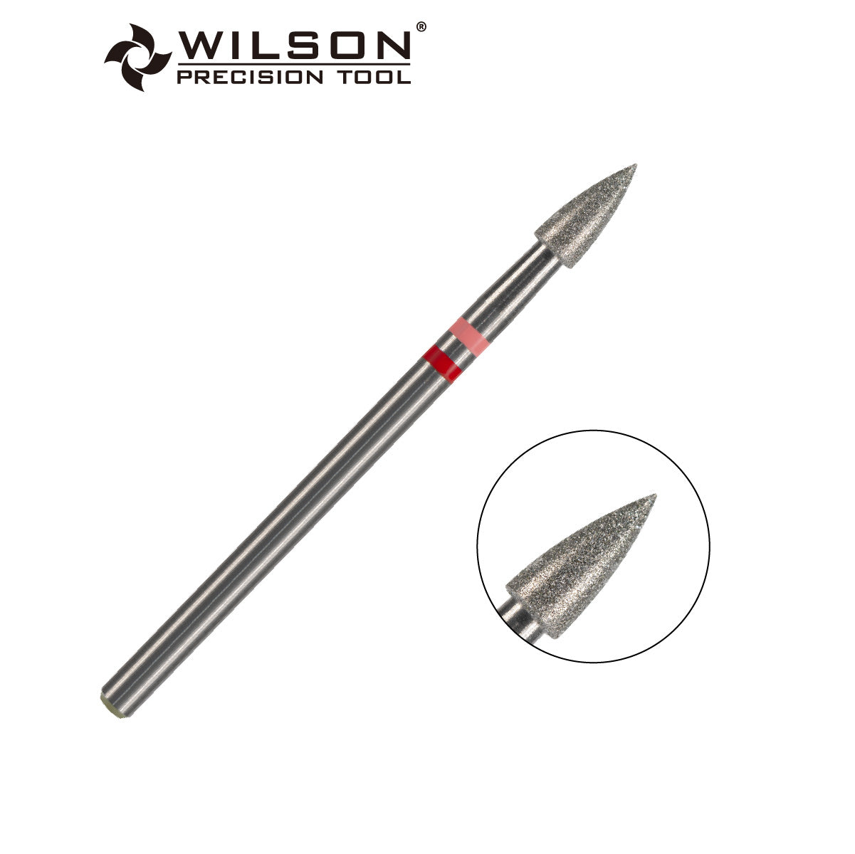 WILSON 天然ダイヤモンド - 直径3.0mm アーチ形ポイント ポケットオープンプレップ