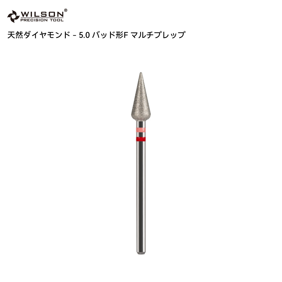 WILSON 天然ダイヤモンド - 直径5.0mm バッド形F マルチプレップ
