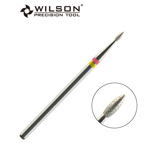 天然ダイヤモンドビット- 直径1.3 トーチ型金剛砂小粒