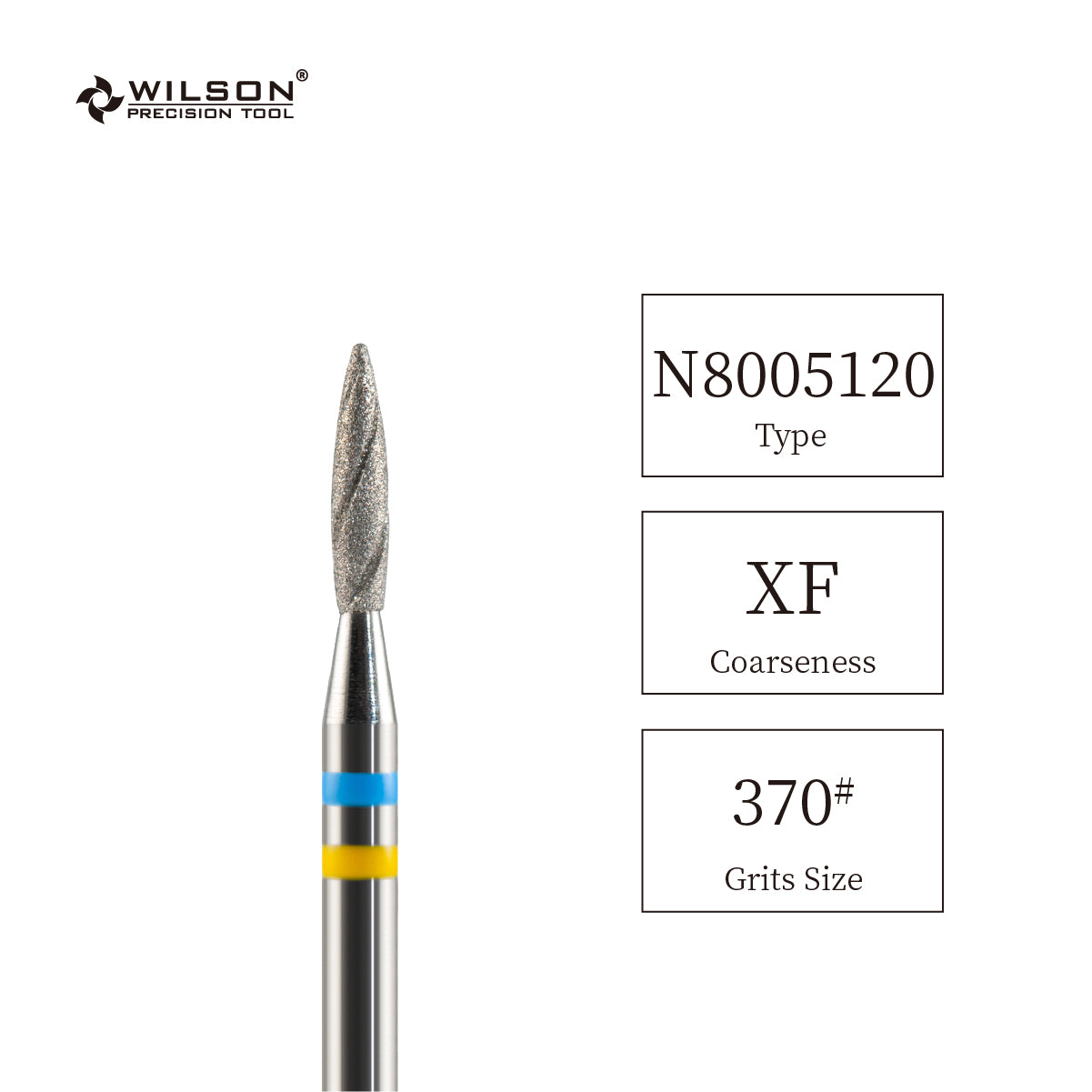 WILSON 天然ダイヤモンドビット- 直径1.8mm トーチ型 （冷却タンク）